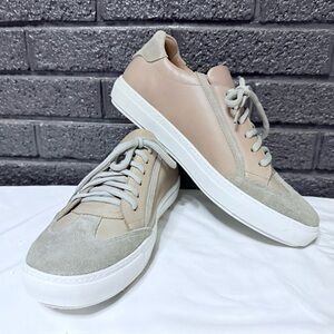 Marc Joseph New York Yonkers Leather Sneaker NEW Men’s Size 11 Light Grey Suede